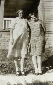 Nannie and her daughter, Mary about 1929